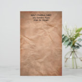 皺になった紙文房具 便箋 (スタンド正面)