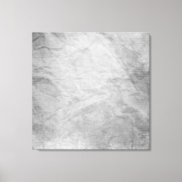 皺になった紙銀グレー灰色グレー白デジタルTEM キャンバスプリント