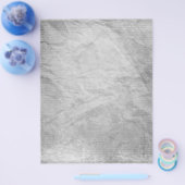 皺になった紙銀グレー灰色グレー白デジタルTEM チラシ (シングル)