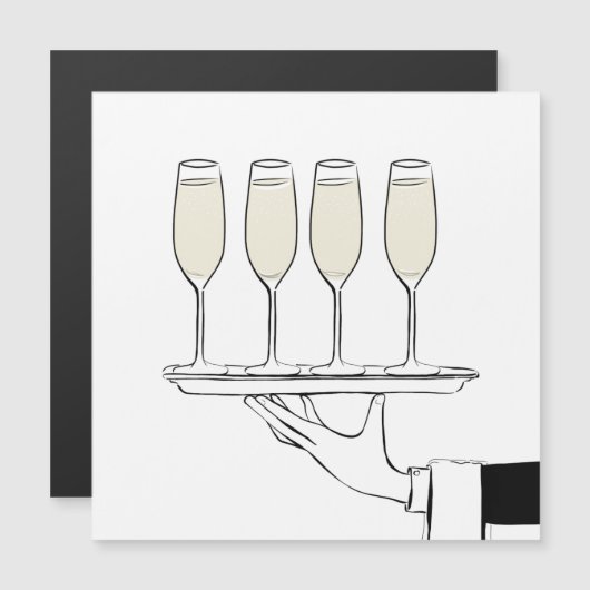 皿のシャンペン (正面/裏面)