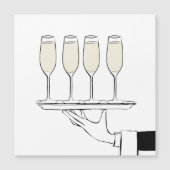 皿のシャンペン (正面)