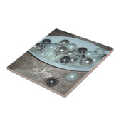 皿の中のキラキラ輝くガラスボール|過去記事 タイル (側面)