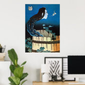 皿の幽霊,北斎皿の幽霊，北斎，浮世絵 ポスター (ホームオフィス)