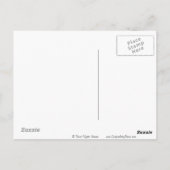 皿はがきに入れた赤トマト ポストカード (裏面)