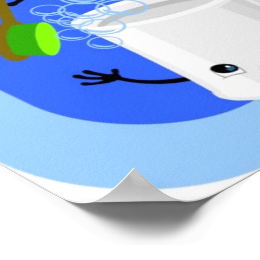 皿を洗え ポスター (角)