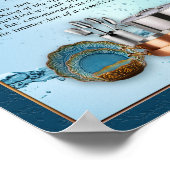 皿を浸す賛美ためのテヴィラトケリム ポスター (角)