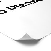 皿を白く洗う ポスター (角)