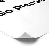 皿を白く洗う ポスター (角)