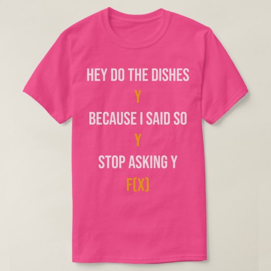 皿をY F(X)にする Tシャツ (デザイン正面)