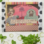 皿タオル犬 キッチンタオル (折り畳み)