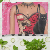 皿タオル私は2つの気分を持っている:ナマステまたは私は切る キッチンタオル (折り畳み)