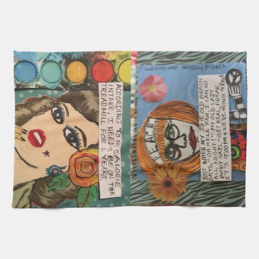 皿タオル キッチンタオル (横)