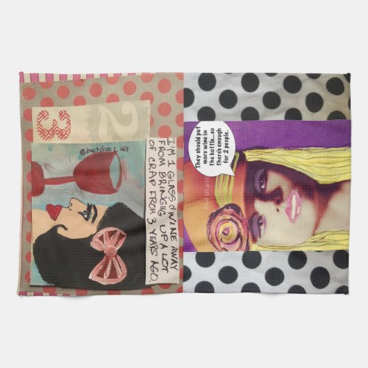 皿タオル キッチンタオル (横)