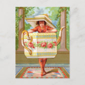 皿ダーリングティータイムポストカード ポストカード (正面)