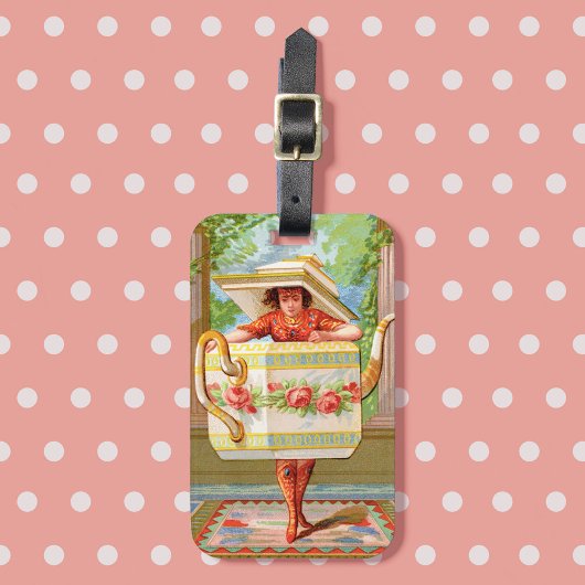 皿ダーリングティータイムラゲッジタグ ラゲッジタグ