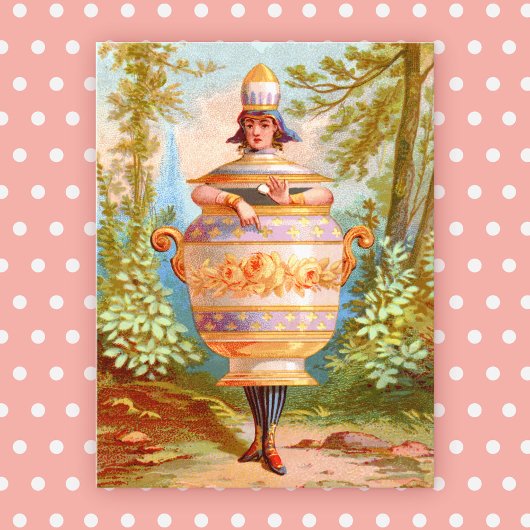 皿ダーリングハローシュガー葉書 ポストカード