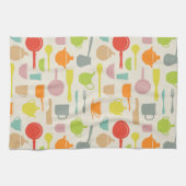 皿パターン キッチンタオル (横)