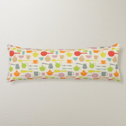 皿パターン ボディピロー (正面)