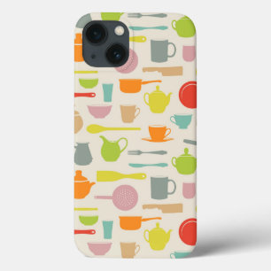 皿パターン iPhone 13ケース