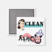 皿座金磁石指拭き汚れvsウィンククリーン マグネット (正面/裏面)