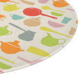 皿模様 カッティングボード (角)