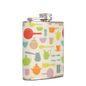 皿模様 フラスク (右)