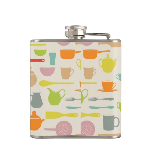 皿模様 フラスク (裏面)