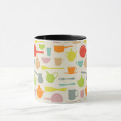 皿模様 マグカップ (中央)