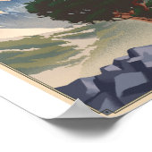 盆地国立公園素晴らしリトーのアートワークのポスター ポスター (角)