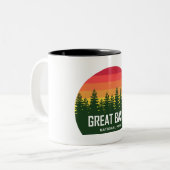 盆地素晴らし国立公園 ツートーンマグカップ (正面左)