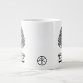 盆斎 ジャンボコーヒーマグカップ (正面)