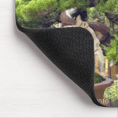 盆栽か中国ので鉢植えな景色 マウスパッド (コーナー)