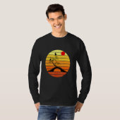 盆栽と日没 Tシャツ (正面フル)