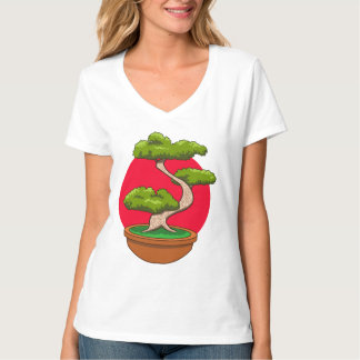 盆栽のデザイン Tシャツ