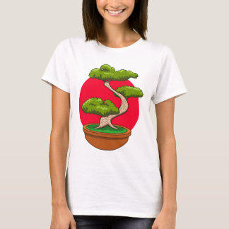 盆栽のデザイン Tシャツ