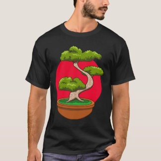 盆栽のデザイン Tシャツ