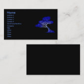 盆栽のプロフィールカード 名刺 (正面/裏面)
