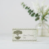 盆栽の優雅 名刺 (スタンド正面)