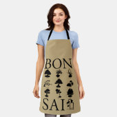 盆栽の基本スタイル エプロン (着用した状態)