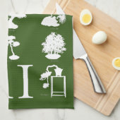 盆栽の基本スタイル キッチンタオル (四つ折り)