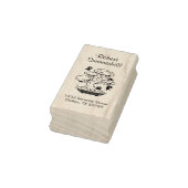 盆栽の小さな忍者の住所 ラバースタンプ (スタンプ)