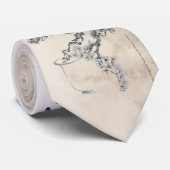 盆栽の書道のタイ ネクタイ (ロール)