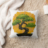 盆栽の木の恋人 クッション (ブランケット)