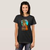 盆栽の木僧の中指Create Bonsai Tシャツ (正面フル)
