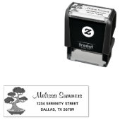 盆栽の木,エッチング セルフインキングスタンプ (インサイチュ)