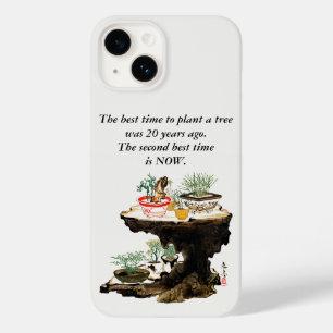 盆栽の植物植日本の物水彩色 Case-Mate iPhone 14ケース
