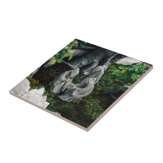 盆栽の置物 タイル (側面)