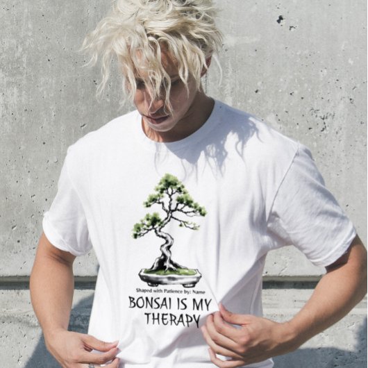盆栽は私の癒しです 盆栽愛好家のための面白い引用 Tシャツ