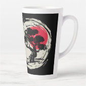 盆栽アート日本のサンセット カフェラテマグ (右)