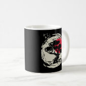 盆栽アート日本のサンセット コーヒーマグカップ (正面右)